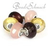 IMPPAC Glas Bead Set Schliff   European Beads  925er Silber IMPPAC Silberbeads SMA066