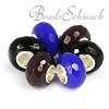 IMPPAC Glas Bead Set Dark   European Beads  925er Silber IMPPAC Silberbeads SMA068