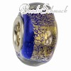 IMPPAC Glas  Spacer kobaltblau European Beads  925er Silber IMPPAC Silberbeads SMB0303