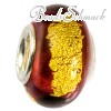 IMPPAC Glas  Spacer flieder European Beads  925er Silber IMPPAC Silberbeads SMB0313