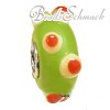 IMPPAC Glas  Spacer Pikes rot European Beads  925er Silber IMPPAC Silberbeads SMB9018
