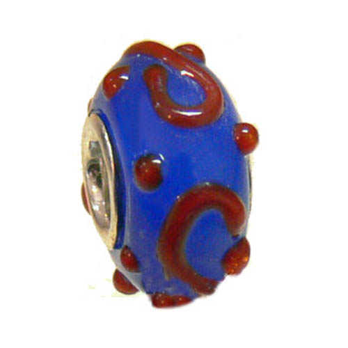 SMB0162 Murano Bead 925 Spacer Kringel für Imppac Biagi