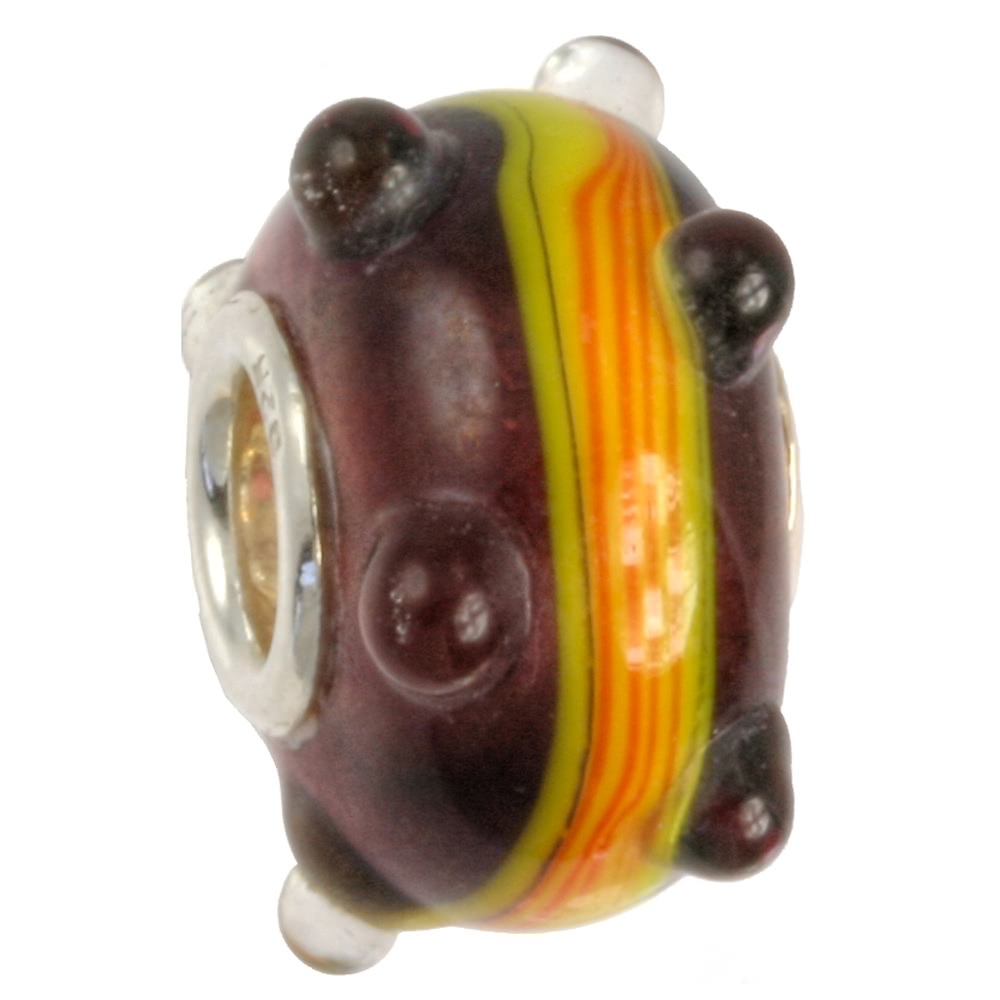  IMPPAC Glas Bead 925  Spacer Knospe European ...