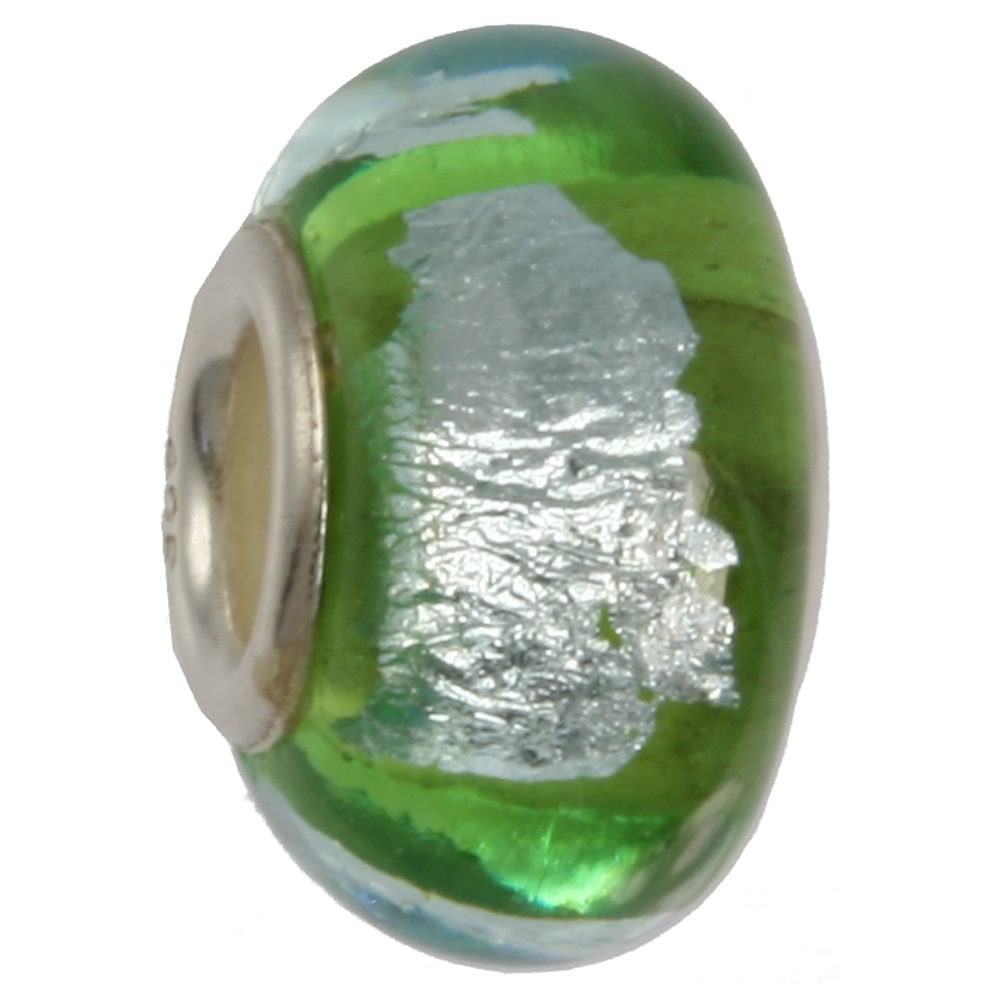  IMPPAC Glas 925 Bead  Spacer apple European ...