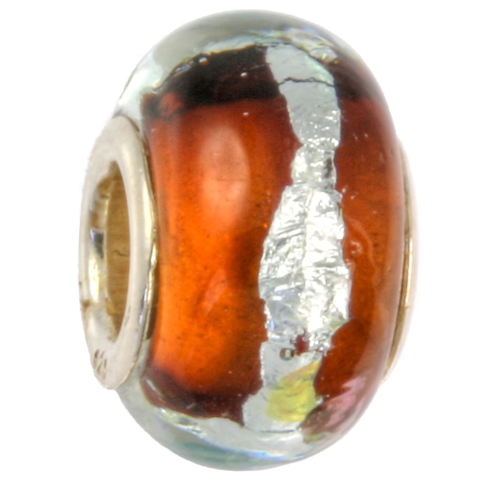  IMPPAC Glas Bead 925  Spacer Earth European ...