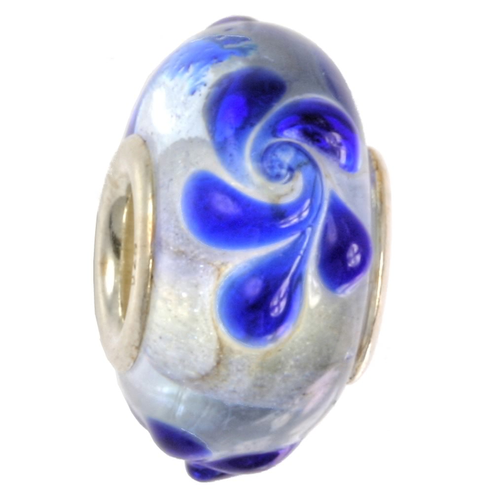  IMPPAC Glas 925 Bead  Spacer Flower European ...