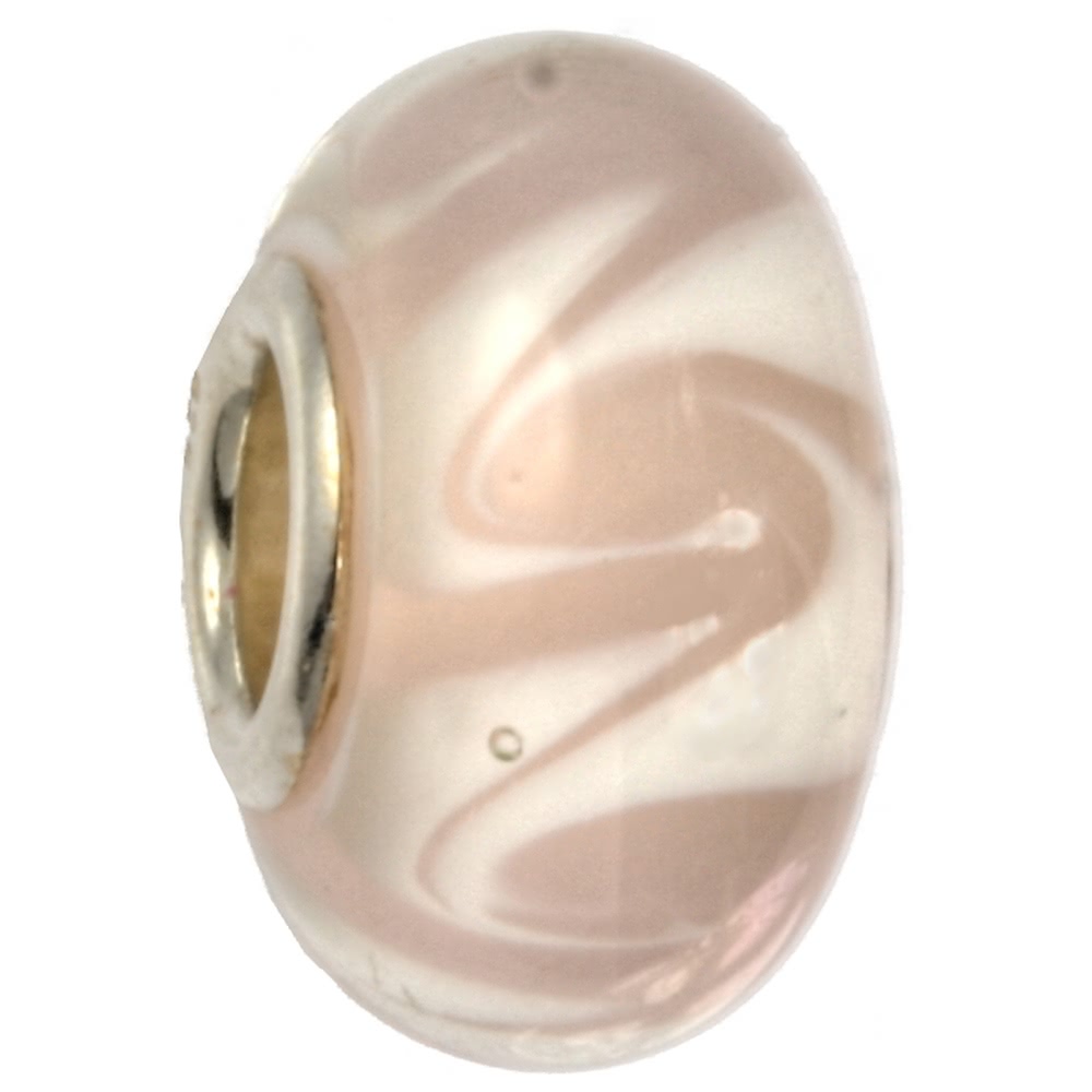 SMB8052 Murano 925 Bead Spacer swirly für Imppac Biagi
