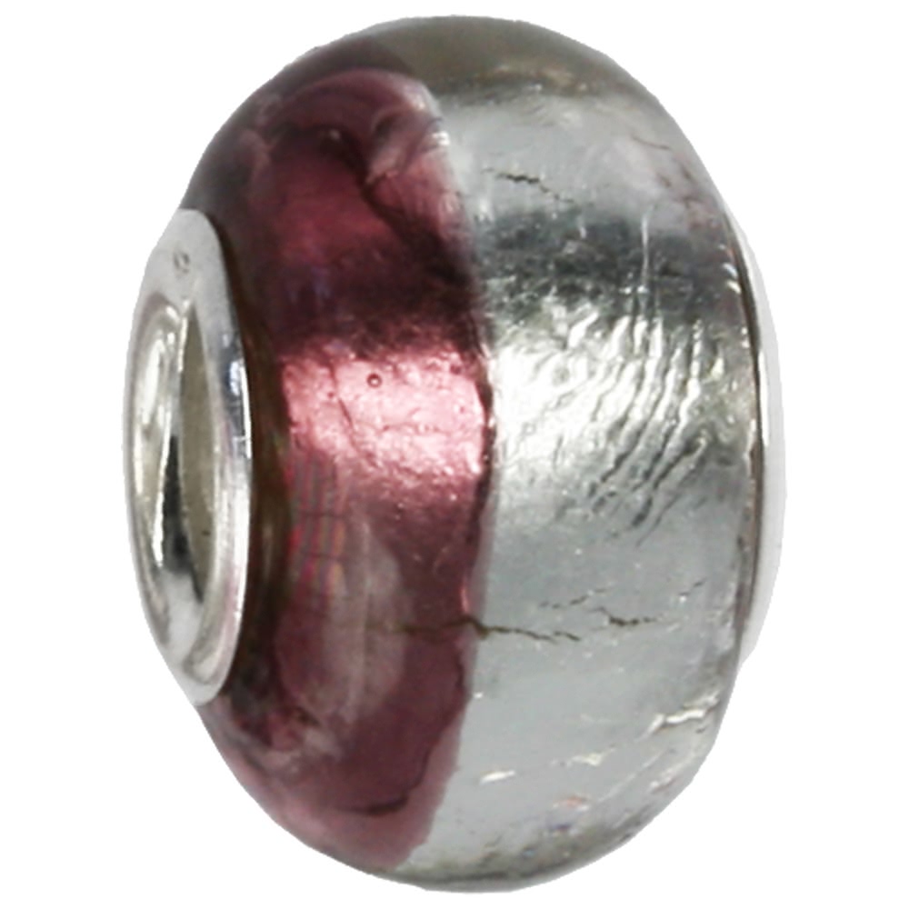  IMPPAC Glas 925 Bead  Spacer Violett ...