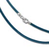 IMPPAC Picco Leder Armband 925 türkis für European Beads SML75XA