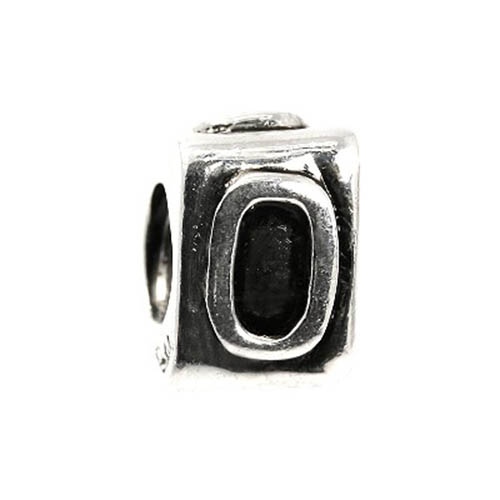 SMP106O 925 Bead Buchstabe O für Imppac Biagi Armband