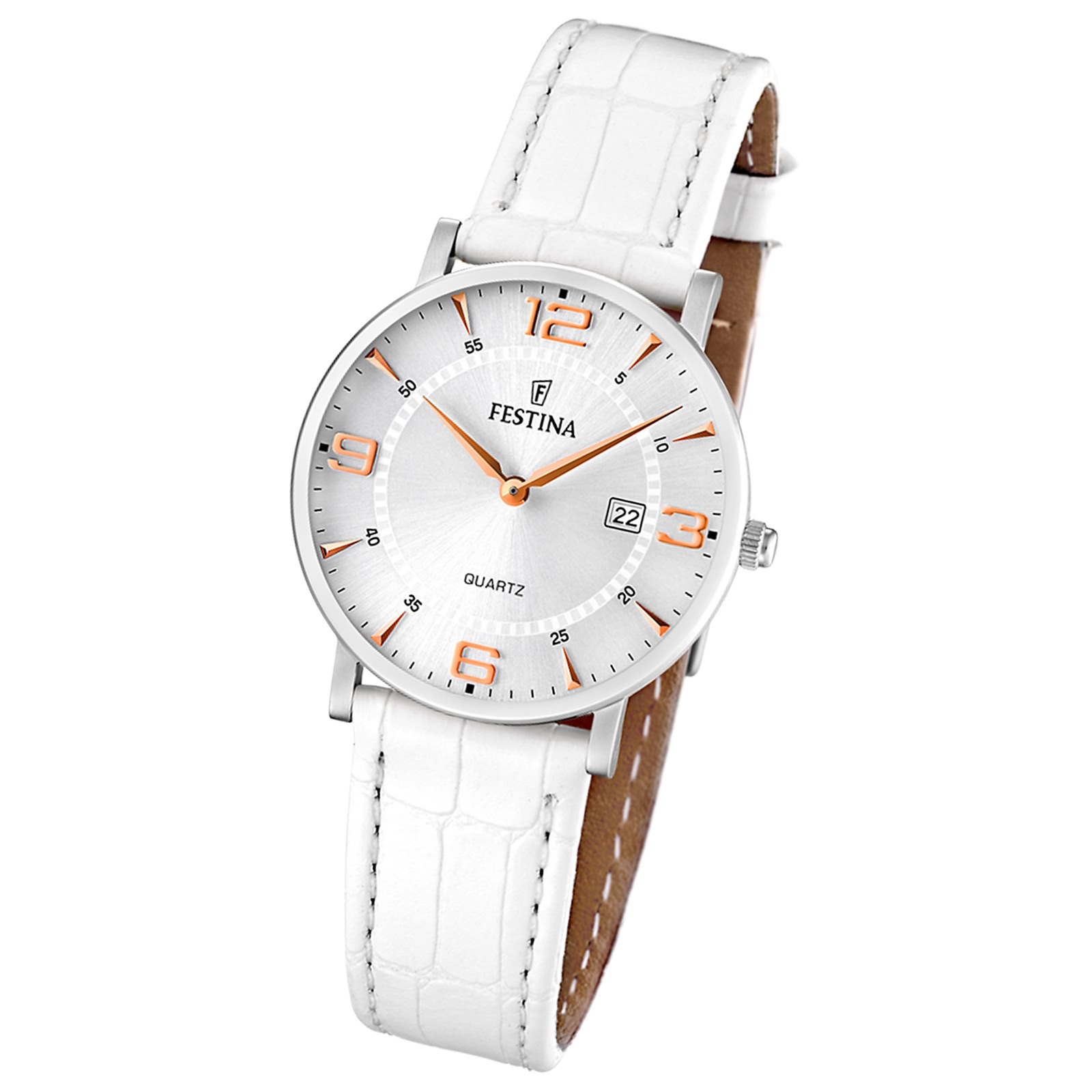 Bild von FESTINA Damen-Armbanduhr analog Quarz Leder Klassik Uhr UF16477/4