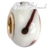 IMPPAC Glas  Spacer Cafe Latte European Beads  925er Silber IMPPAC Silberbeads SMB0202