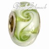 IMPPAC Glas  Bead Spacer twirly European Beads  925er Silber IMPPAC Silberbeads SMB8054