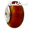 IMPPAC Glas  Spacer Bead Bronze European Beads  925er Silber IMPPAC Silberbeads SMB8101