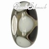 IMPPAC Glas Bead Black&White  European Beads  925er Silber IMPPAC Silberbeads SMB8106