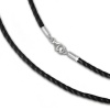 IMPPAC Textil Armband  schwarz für European Beads  925er Silber IMPPAC Silberbeads SML81XA