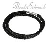 IMPPAC Leder Armband geflochten schwarz doppelt  925er Silber IMPPAC Silberbeads SMLA12XX