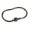 IMPPAC Clip Bead Halskette für European Beads Module  925er Silber IMPPAC Silberbeads SMP24SOX
