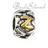 IMPPAC  Bead Buchstabe Kugel Z European Beads  925er Silber IMPPAC Silberbeads SMP621Z