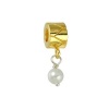 IMPPAC Bead Perle Dangle gold European Beads  925er Silber IMPPAC Silberbeads SMQ103Y