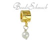 IMPPAC Bead Perle Dangle gold European Beads  925er Silber IMPPAC Silberbeads SMQ103Y