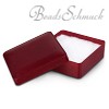 IMPPAC Ring und Schmuck Schachtel rot Etui Verpackung 55x55  925er Silber IMPPAC Silberbeads VE042