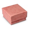 SD Schmuckschachtel rosa Geschenk-Verpackung 40x40x25mm Etui  925er Silber SilberDream Silberbeads VE3042A