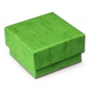 SD Schmuckschachtel grün Geschenk-Verpackung 40x40x25mm Etui  925er Silber IMPPAC Silberbeads VE3042G