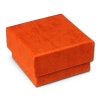 SD Schmuckschachtel orange Geschenk-Verpackung 40x40x25mm Etui  925er Silber SilberDream Silberbeads VE3042O