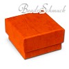 SD Schmuckschachtel orange Geschenk-Verpackung 40x40x25mm Etui  925er Silber SilberDream Silberbeads VE3042O