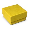 SD Schmuckschachtel gelb Geschenk-Verpackung 40x40x25mm Etui  925er Silber SilberDream Silberbeads VE3042Y