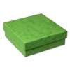 SD Geschenk-Verpackung grün Schmuckschachtel 90x90x30mm Etui  925er Silber SilberDream Silberbeads VE3093G