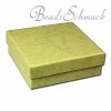 SD Geschenk-Verpackung ocker Schmuckschachtel 90x90x30mm Etui  925er Silber SilberDream Silberbeads VE3093N