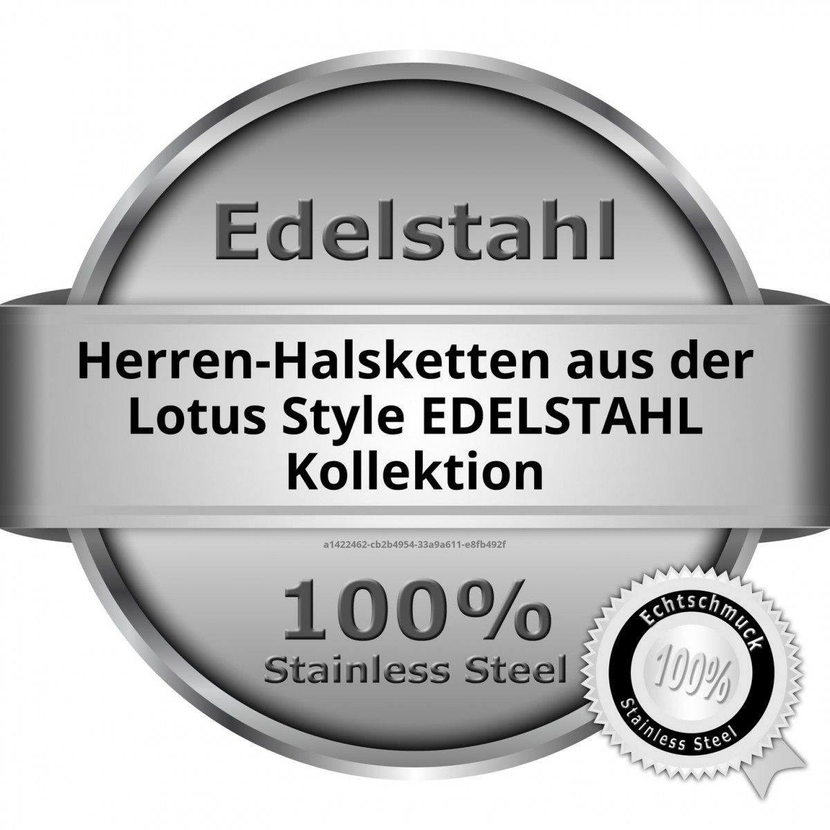 LOTUS Style Halskette silber LS1938-1/1 Edelstahl Herren Schmuck JLS1938-1-1