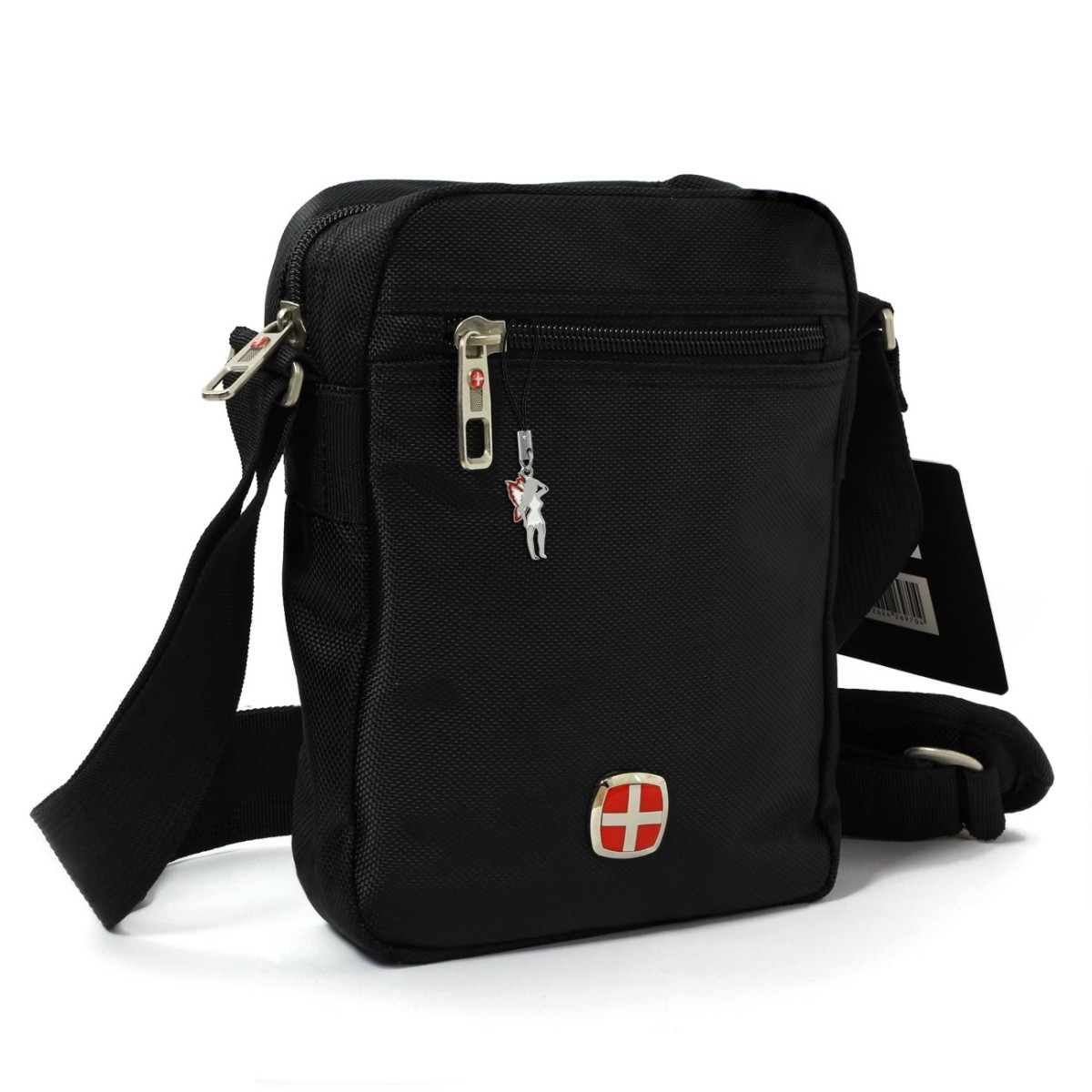 New Bags Umhangetasche schwarz Herrentasche Polyester Messenger Bag OTD204S