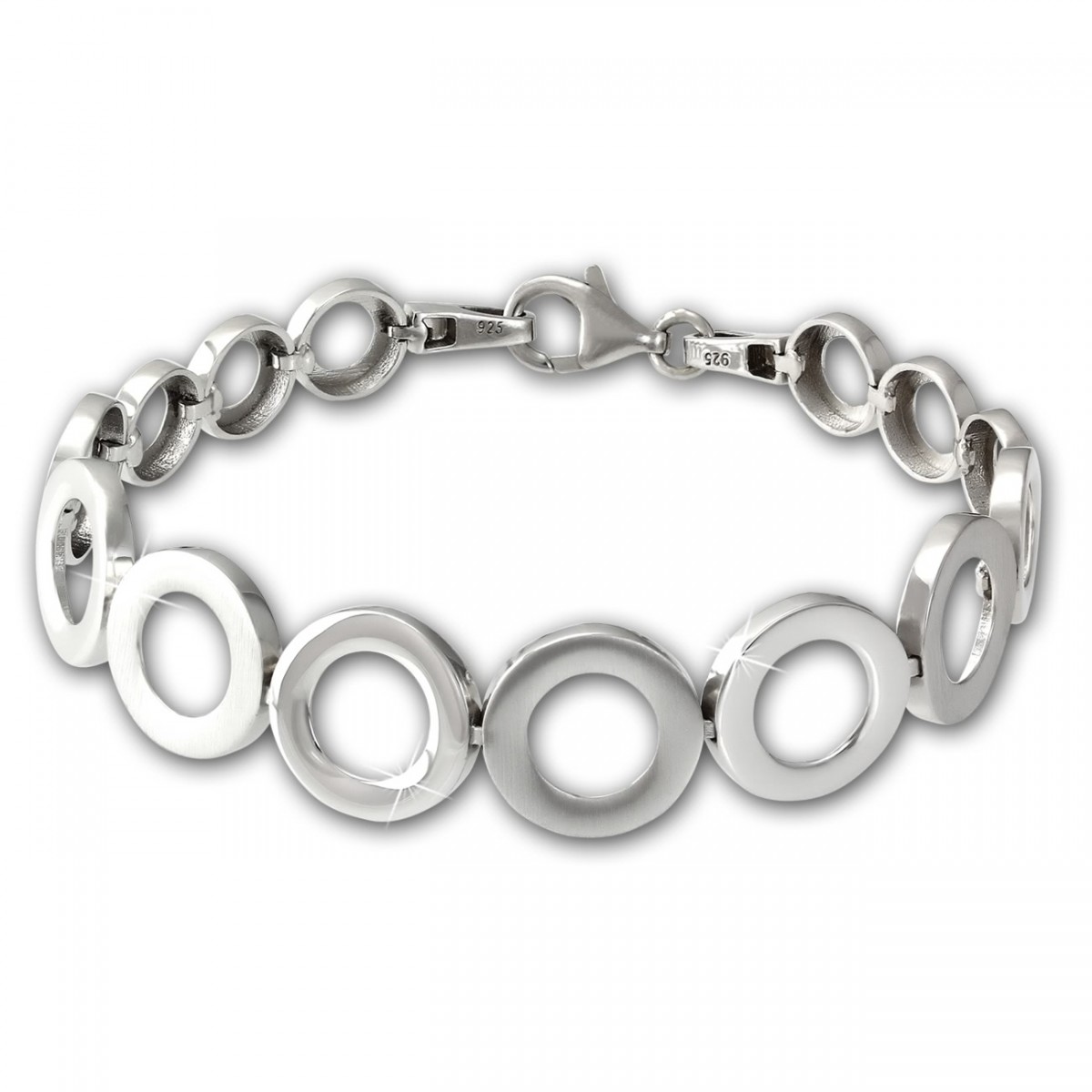 Silber Kreise Armband SDA478J Silberarmband 925 Sterling 19,5cm SilberDream