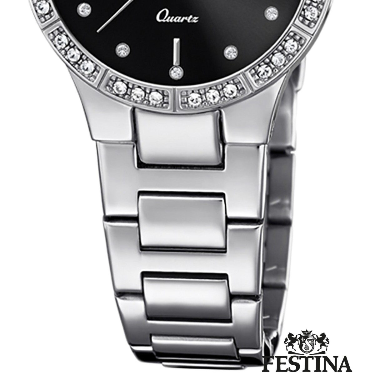 Festina Damen Armband Uhr F20240 2 Quarz Edelstahl silber UF20240 2