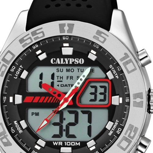 Armbanduhr Style Street Quarz-Uhr schwarz Calypso PU UK5774/4 Herren K5774/4