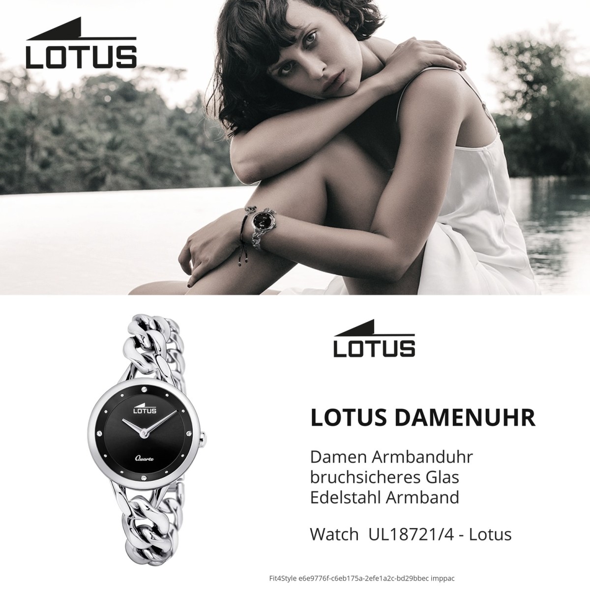 LOTUS Damen Armbanduhr Trendy 18721/4 Quarz Edelstahl silber UL18721/4 | Quarzuhren