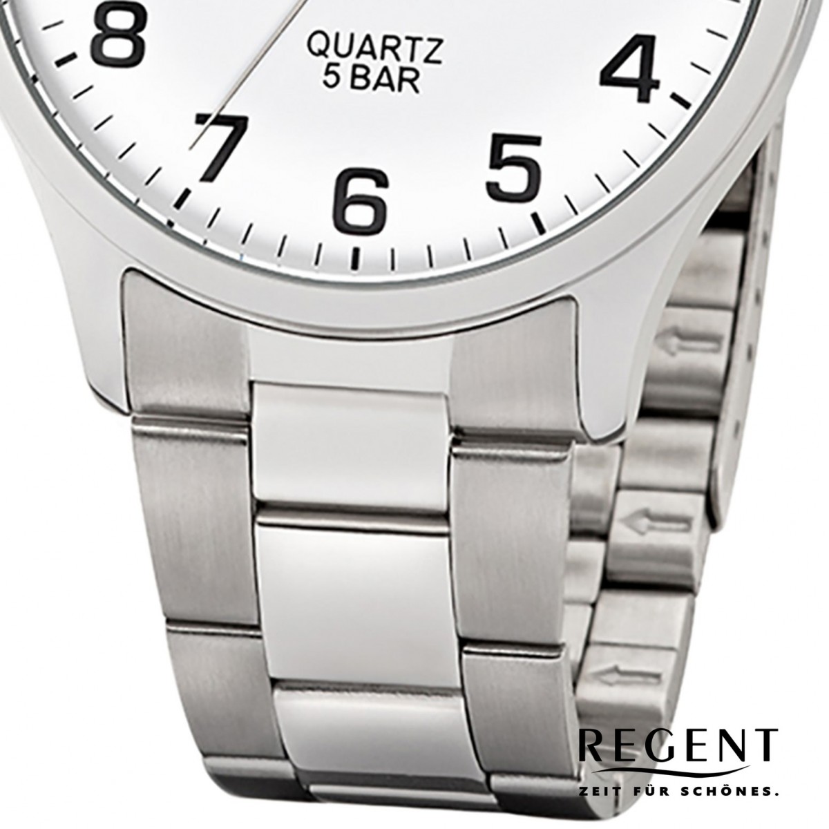 Herren-Armbanduhr UR1153403 Edelstahl-Armband Regent silber F-1178 Quarz-Uhr