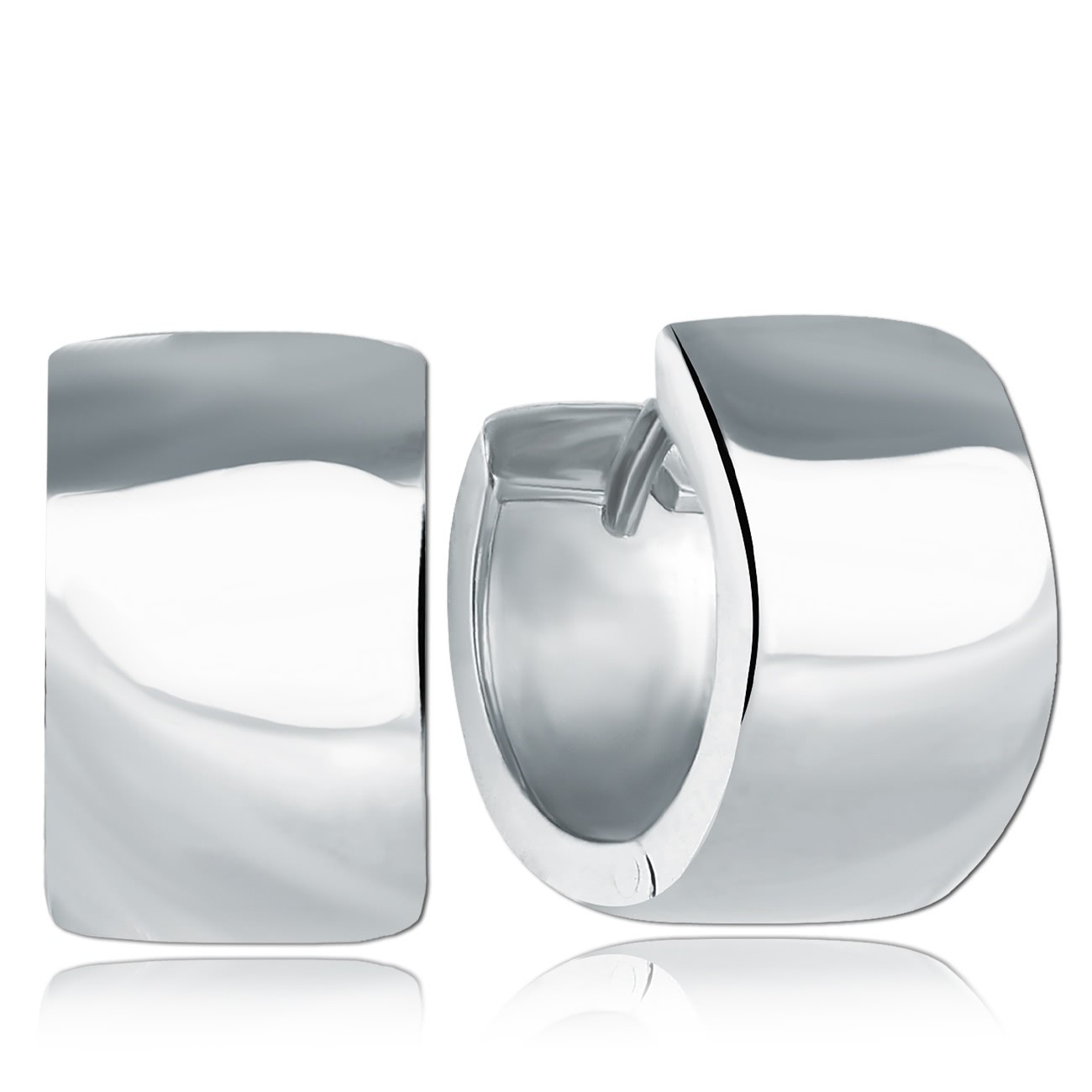 Balia Creolen für Damen glänzend aus 925er Sterling Silber BAO0081SP