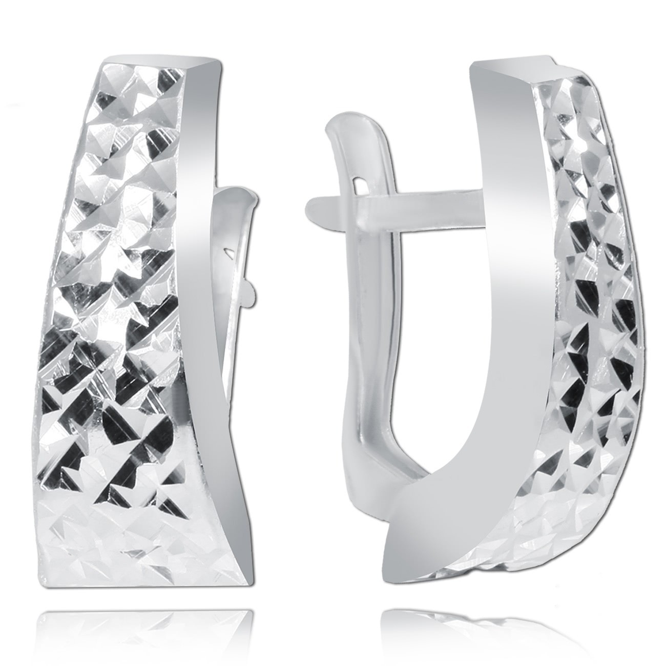 Balia Ohrstecker für Damen diamantiert aus 925er Sterling Silber BAO0088SO