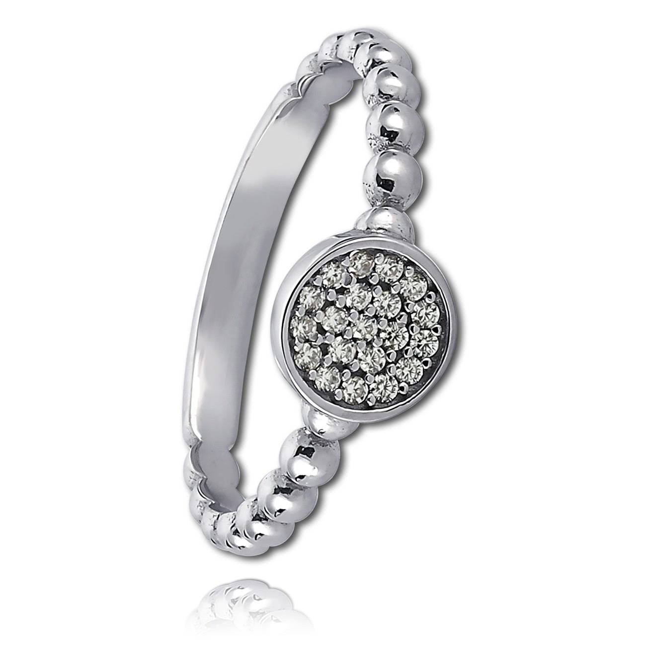 Balia Damen Ring aus 925 Silber mit Zirkonia Gr.58 BAR003W58