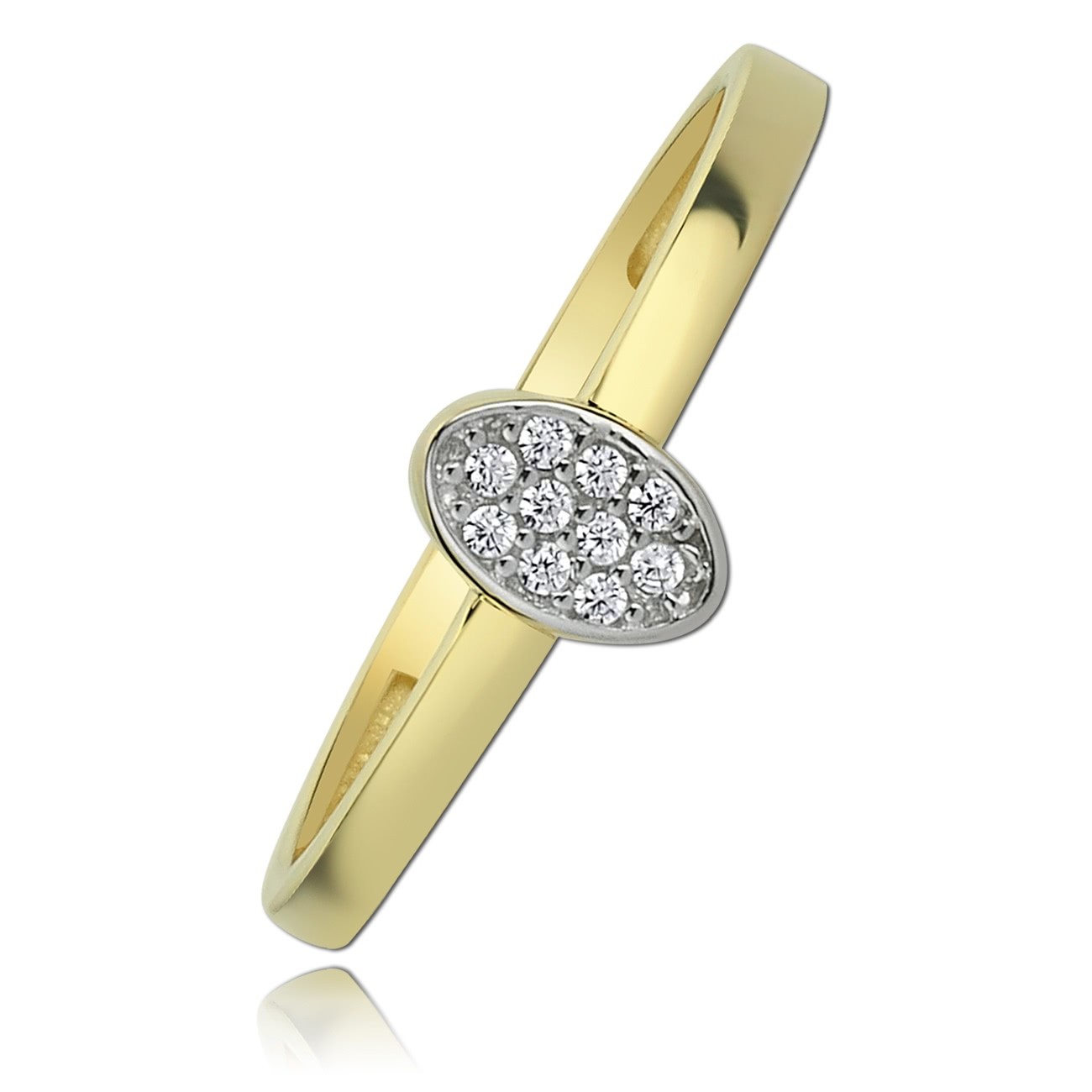 Balia Damen Ring aus 333 Gelbgold mit Zirkonia Gr.58 BGR004G58