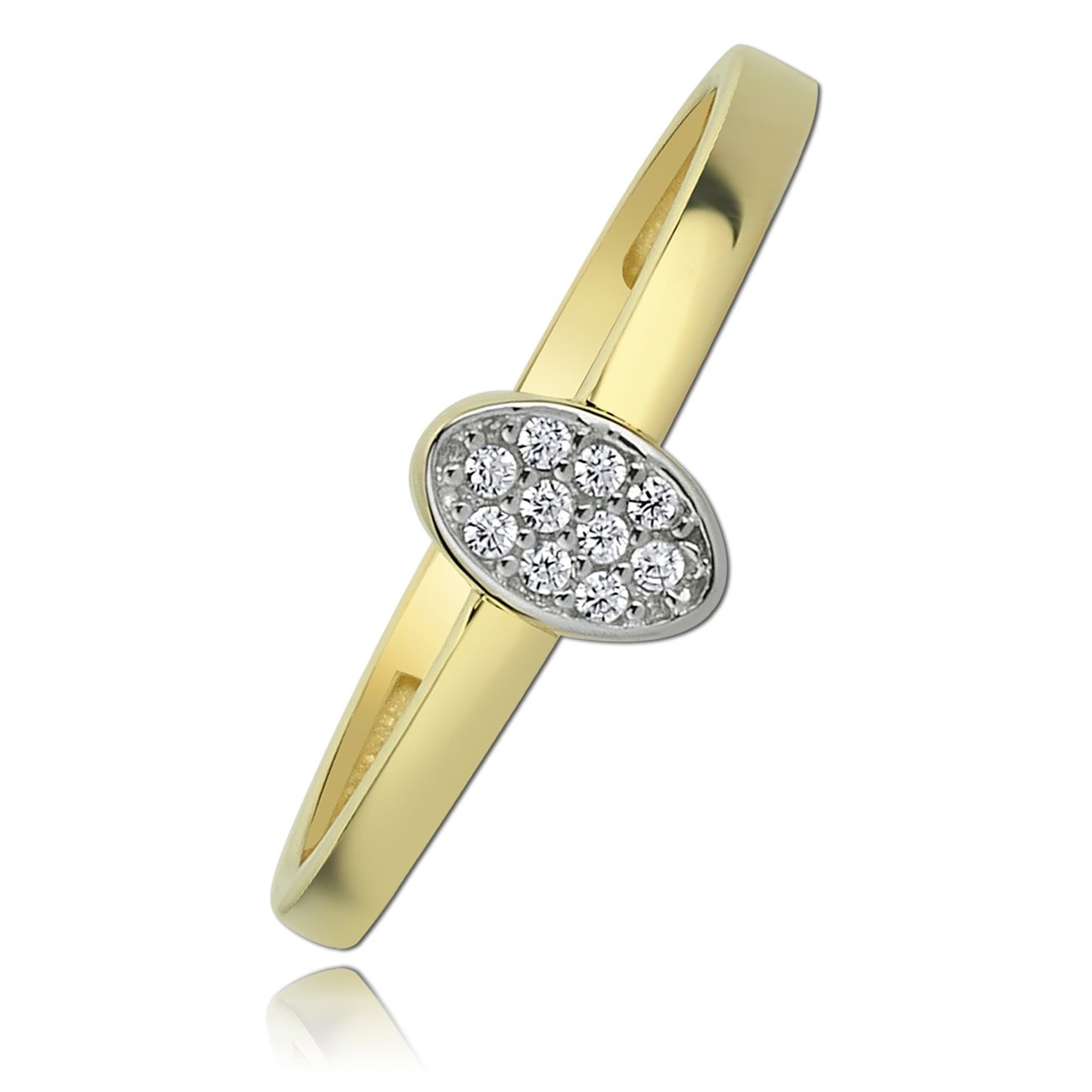 Balia Damen Ring aus 333 Gelbgold mit Zirkonia Gr.60 BGR004G60