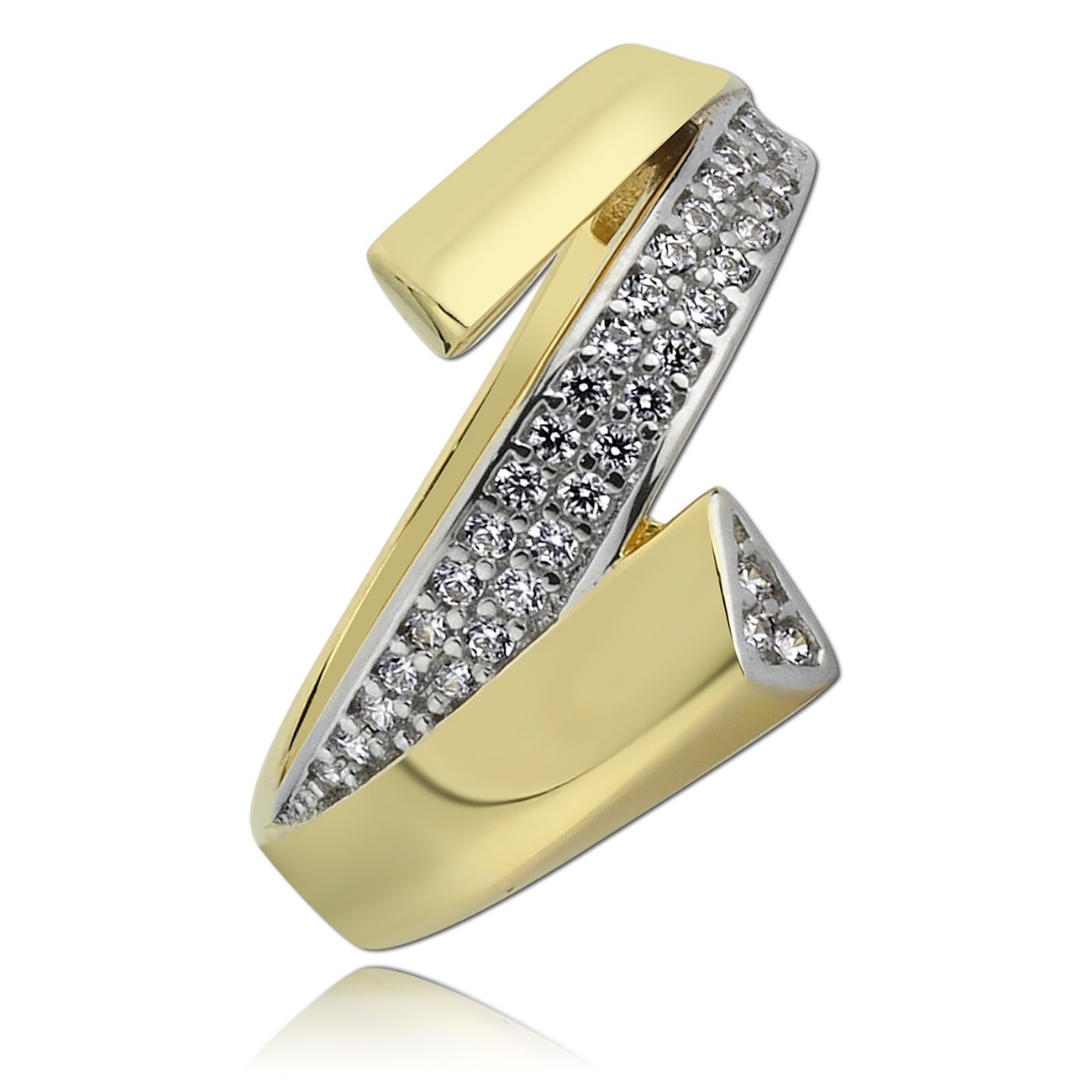 Balia Damen Ring aus 333 Gelbgold mit Zirkonia Gr.56 BGR008G56