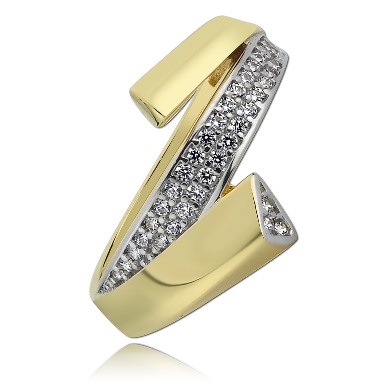 Balia Damen Ring aus 333 Gelbgold mit Zirkonia Gr.58 BGR008G58