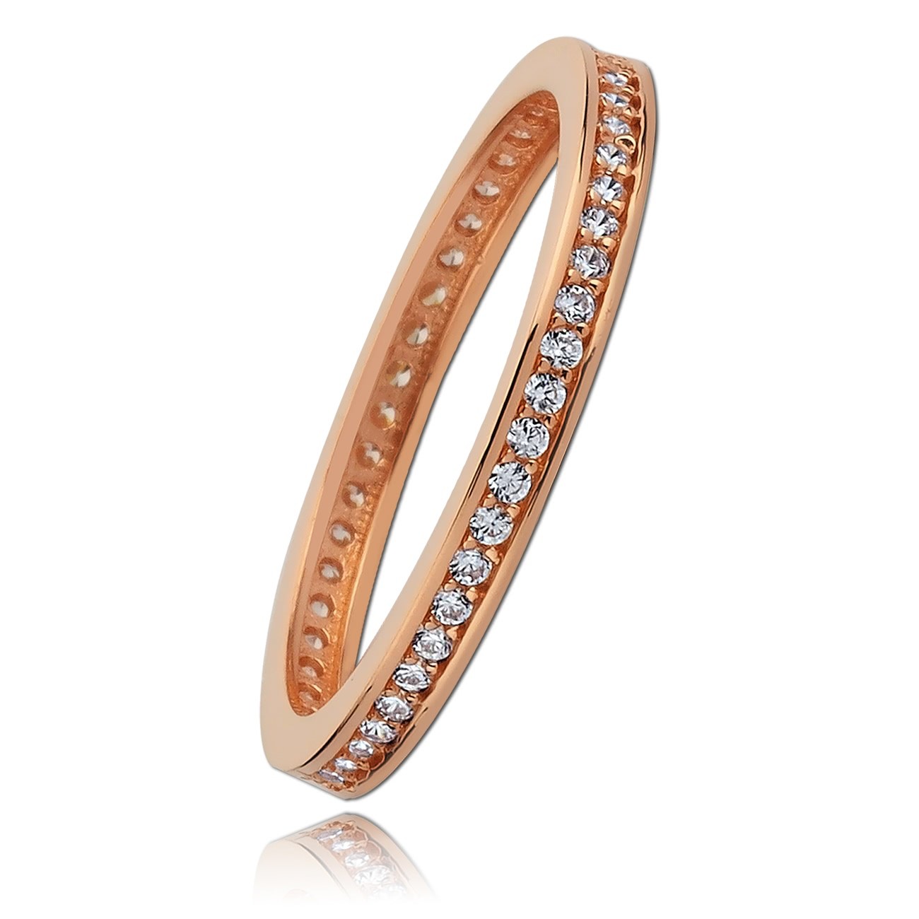 Balia Damen Ring aus 333 Roségold mit Zirkonia Gr.54 BGR010R54