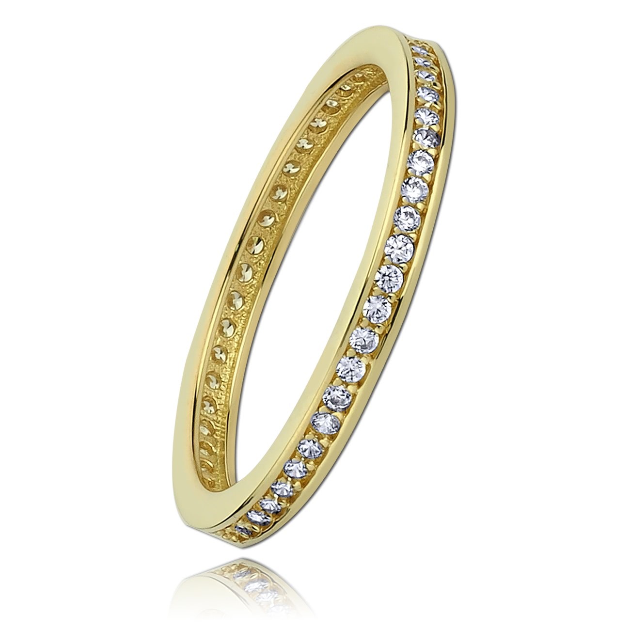 Balia Damen Ring aus 333 Gelbgold mit Zirkonia Gr.54 BGR012G54
