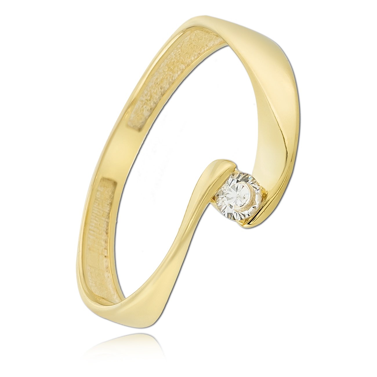 Balia Damen Ring aus 333 Gelbgold mit Zirkonia Gr.54 BGR032G54